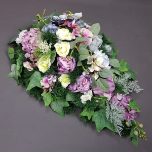 Kompozycja nagrobna średnia pastelowa