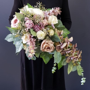 Kompozycja nagrobna stroik na grób Manilla capuccino R15