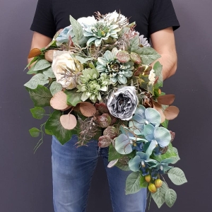 Kompozycja nagrobna stroik na grób Manilla jesień G1