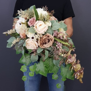 Kompozycja nagrobna stroik na grób Manilla jesień C10