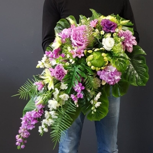 Kompozycja nagrobna wiązanka 100 cm Blumen wz.1