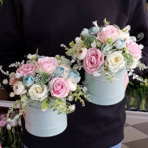 Flowerbox Candy kwiaty w pudełku box na prezent XS