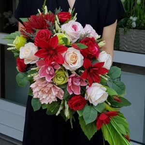 Kompozycja nagrobna Marta summer stroik na grób 70cm wz.1