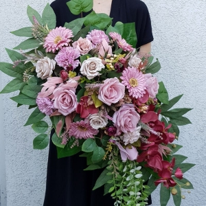 Kompozycja nagrobna Marta summer stroik na grób 90cm wz.12