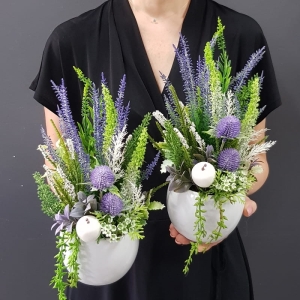 Wrzosy kompozycja blisko natury wrzośce jesień Berta S