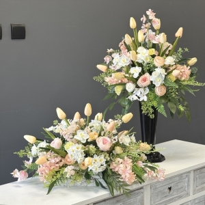 Zestaw kompozycji nagrobnych ogródek 