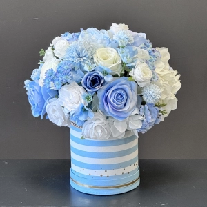 Flower Box dla dziecka – wyjątkowy prezent na narodziny, chrzest i roczek Blue